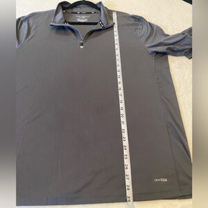 Dry Tek Tek Gear Gray Pullover Shirt Long Sleeve lightweight Sz XXL  1/2…
